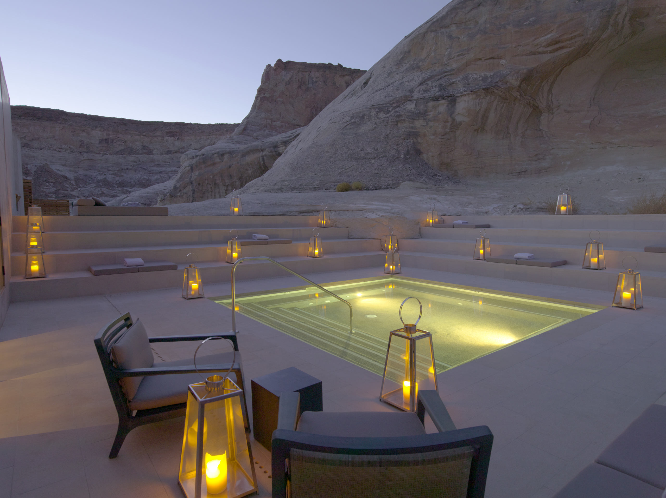 Spa Step Pool